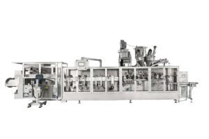 INMAYPACK HMK2000 automatic stand up pouch packing machine for food manufacturing factories.