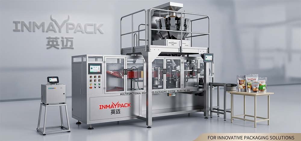 3 side seal and 4 side seal sachet packing machine HS-130 for flat sachets 60x80mm to 140x180mm