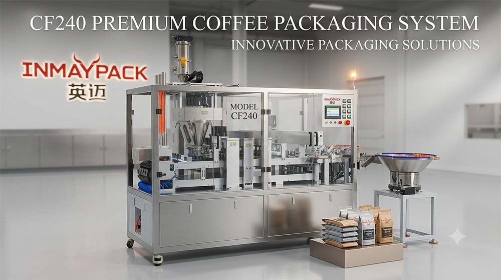 Coffee packaging machine category - CF240 coffee capsule filling and sealing machine by INMAYPACK