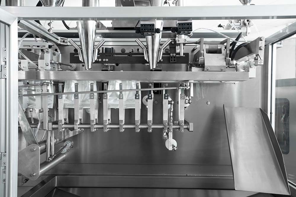 Sachet presentation on a packaging machine reference